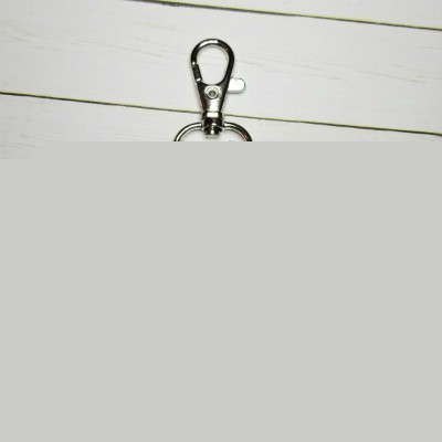 ice cream cone key fob snap tab emb
